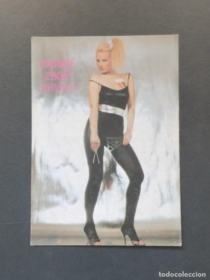 Colecionismo Calend&aacute;rios: VCK 2631 Calendario Bolsillo - A&Ntilde;O 1989 - PUBLICIDAD MUJER CHICA - REP&Uacute;BLICA CHECA