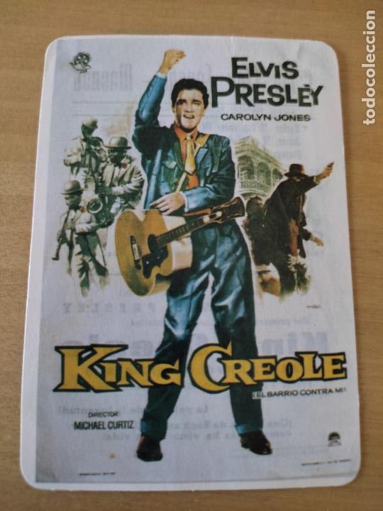Coleccionismo calendarios: ELVIS PRESLEY KING CREOLE CALENDARIO 1985 PUBLICIDAD ALMACENES CATALANES