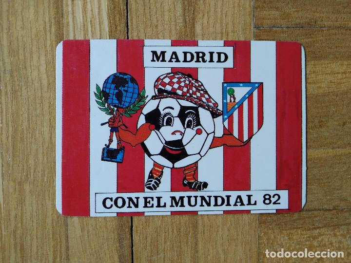 Coleccionismo calendarios: CALENDARIO DE FUTBOL DEL MUNDIAL ESPA&Ntilde;A 82 ATLETICO DE MADRID A&Ntilde;O 1982. VER FOTOS