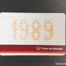 Collectionnisme Calendriers: VCK 2662 CALENDARIO BOLSILLO - AÑO 1989 - CAIXA DE SABADELL - BANCO CAJA. Lote 350663019