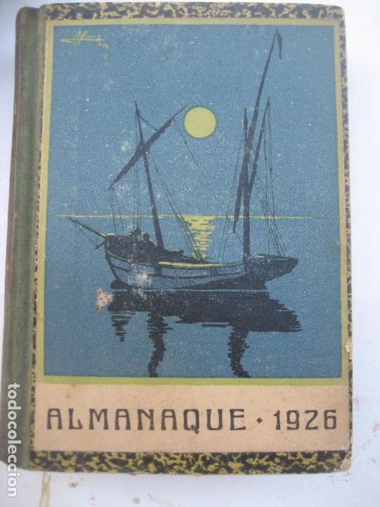 Coleccionismo calendarios: Almanaque 1926. Libro de 16 x 12 con dia a dia