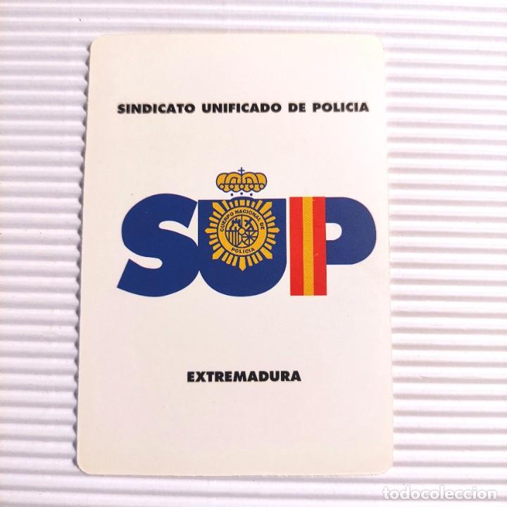 Collectables Calendars: CALENDARIO POLICO SINDICAL * SUP 1996 * SINDICATO UNIFICADO DE POLICIA * EXTREMADURA