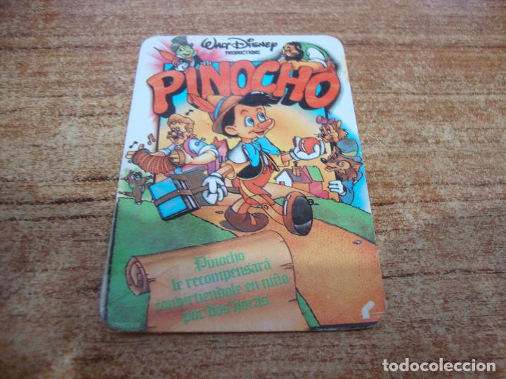 Coleccionismo Calendarios: CALENDARIO DE BOLSILLO TEMA CINE CARTEL 1990 PINOCHO