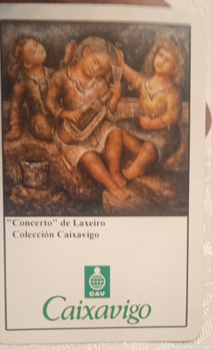 Coleccionismo Calendarios: antiguo calendario Fournier Caixa vigo