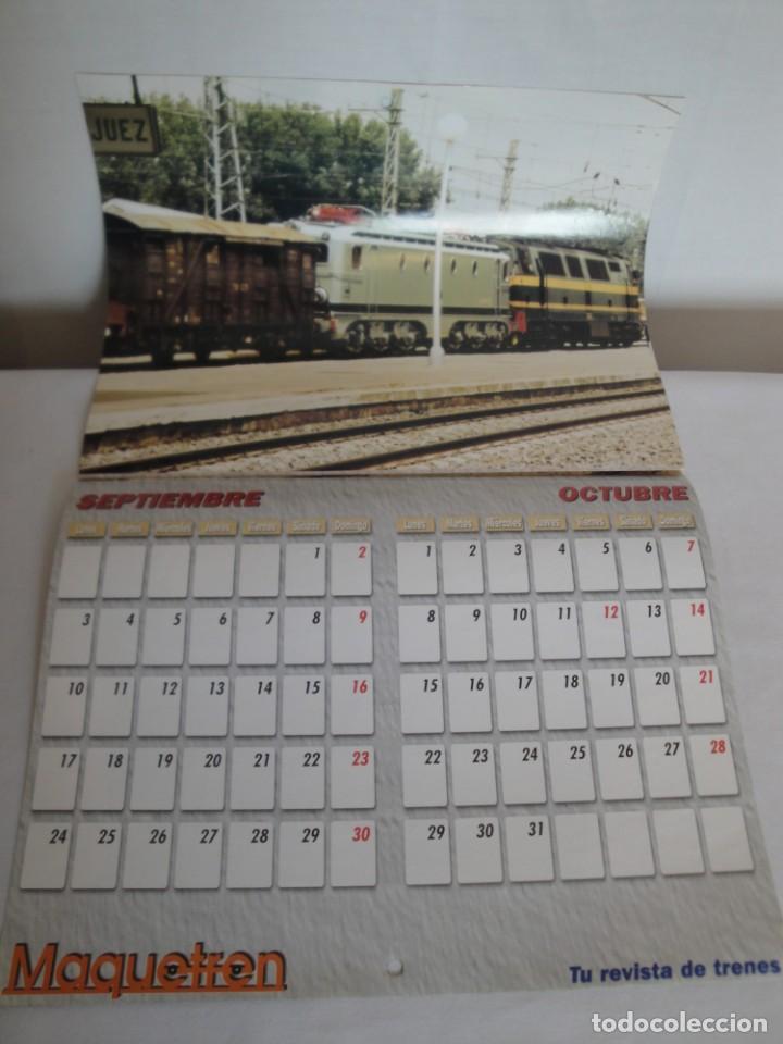 Coleccionismo calendarios: Maquetren. Calendario 2001. - Foto 3