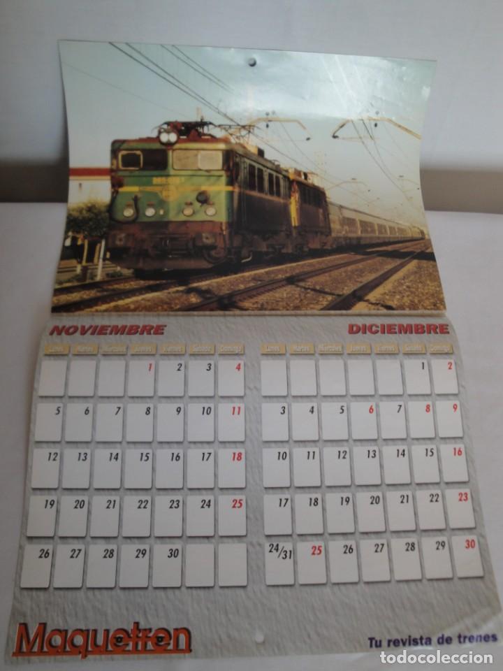 Coleccionismo calendarios: Maquetren. Calendario 2001. - Foto 4