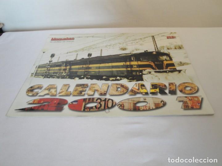 Coleccionismo calendarios: Maquetren. Calendario 2001. - Foto 9