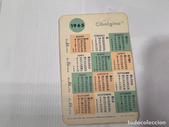 Coleccionismo calendarios: CALENDARIO. A&Ntilde;O 1965. CIBALGINA - Foto 2