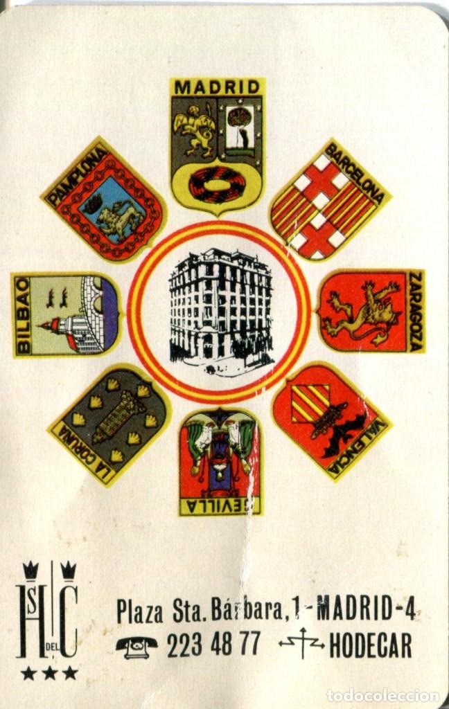 Sammeln von Kalendern: Calendario de bolsillo H Fournier hotel ntra sra del carmen Madrid 1971