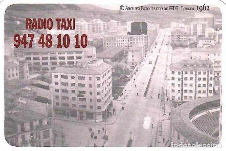 Coleccionismo Calendarios: BURGOS. Radio Taxi. Calendario de bolsillo a&ntilde;o 2007. Publicidad hotel. Esc&aacute;neres cara y dorso.