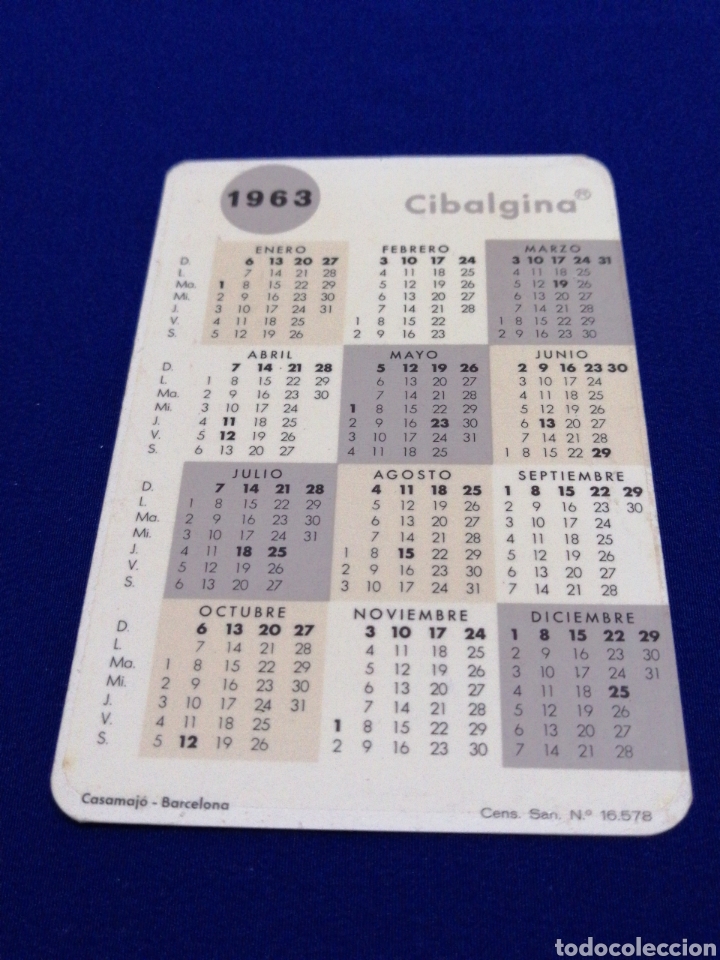Coleccionismo calendarios: CIBALGINA 1964 CALENDARIO - Foto 2