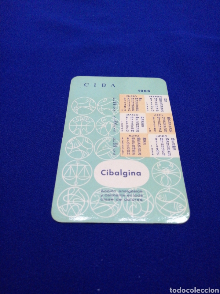 Coleccionismo calendarios: CIBALGINA 1966 CALENDARIO - Foto 2