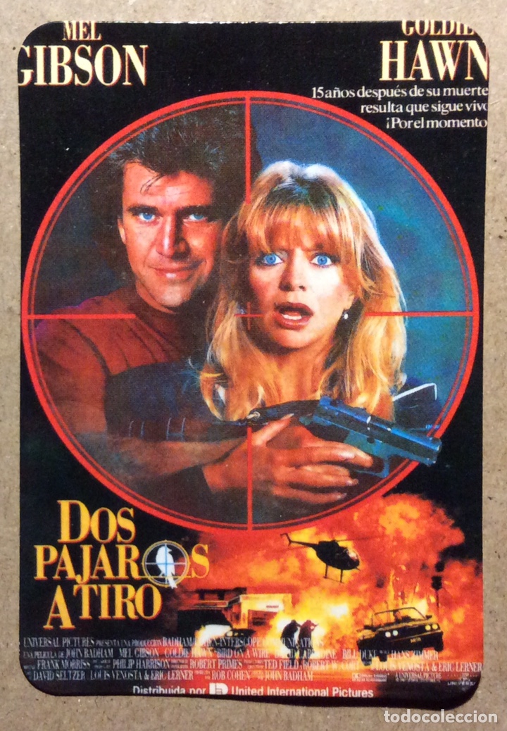 Collectables Calendars: DOS P&Aacute;JAROS A TIRO. CALENDARIO PUBLICITARIO DE 1994. MEL GIBSON, GOLDIE HAWN