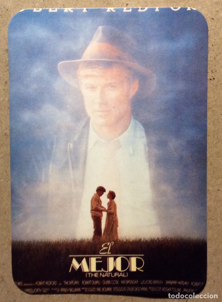 Colecionismo Calend&aacute;rios: EL MEJOR (THE NATURAL). CALENDARIO PUBLICITARIO DE LA PEL&Iacute;CULA DE 1992. ROBERT REDFORD.