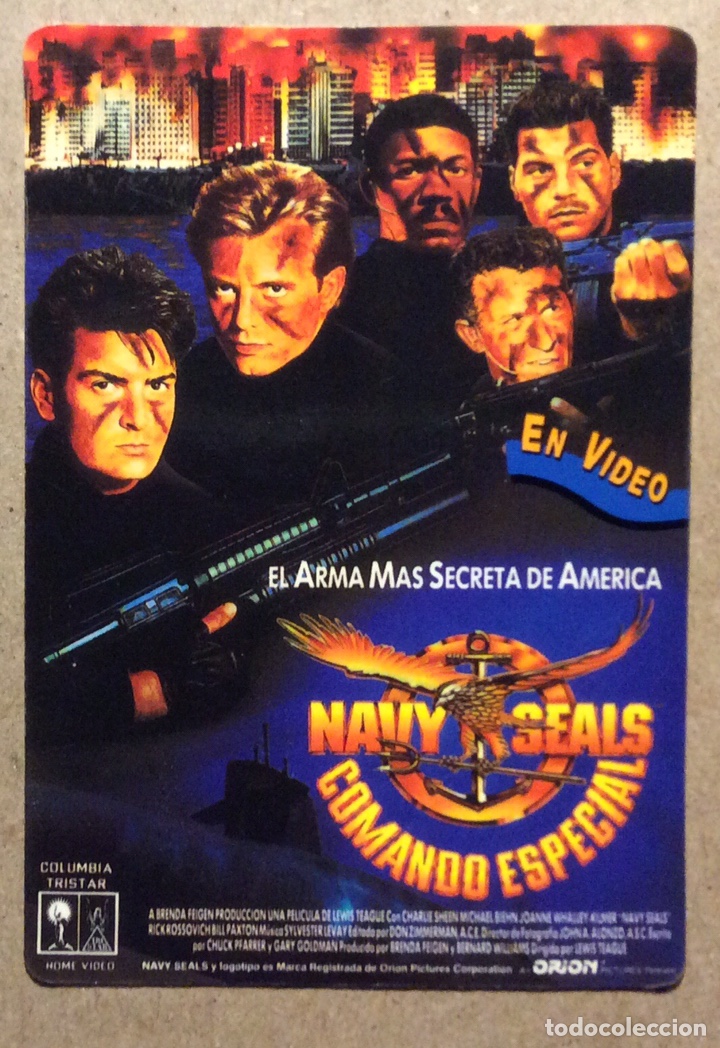 Coleccionismo calendarios: NAVY SEALS COMANDOS ESPECIALES. CALENDARIO PUBLICITARIO COLUMBIA TRISTAR DE 1993.