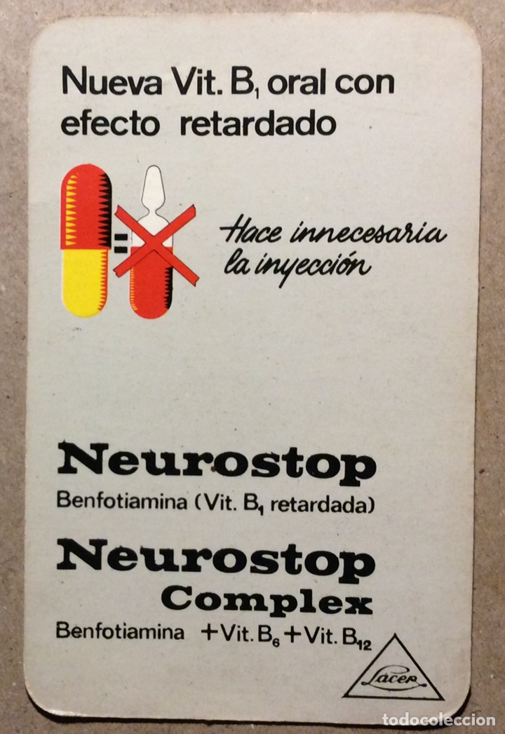 Collezionismo Calendari: NEUROSTOP. CALENDARIO PUBLICITARIO DE 1969.