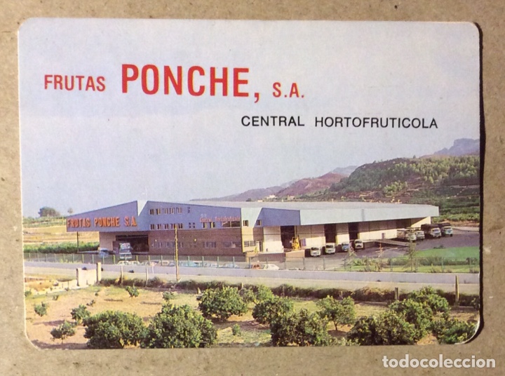 Sammeln von Kalendern: FRUTAS PONCHE (VALENCIA). CALENDARIO PUBLICITARIO DE 1990.