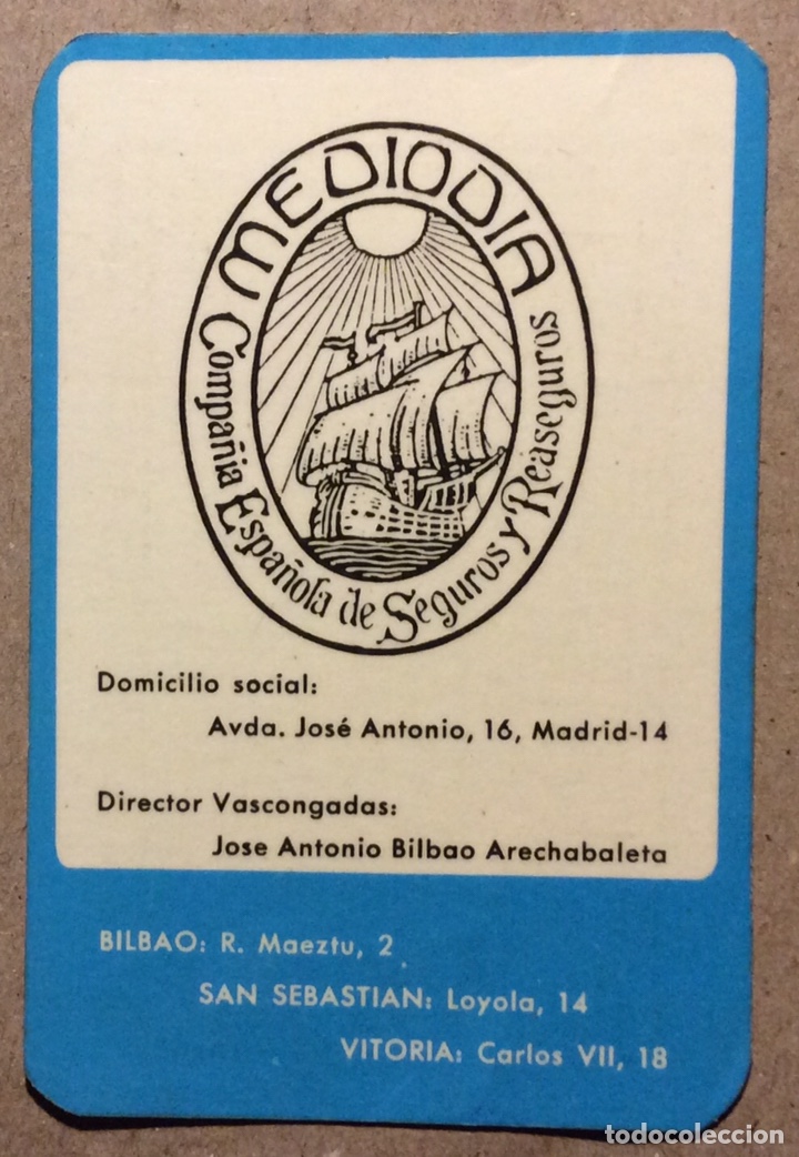 Coleccionismo calendarios: MEDIOD&Iacute;A, COMPA&Ntilde;&Iacute;A ESPA&Ntilde;OLA DE SEGUROS Y REASEGUROS. CALENDARIO DE 1970. - Foto 1