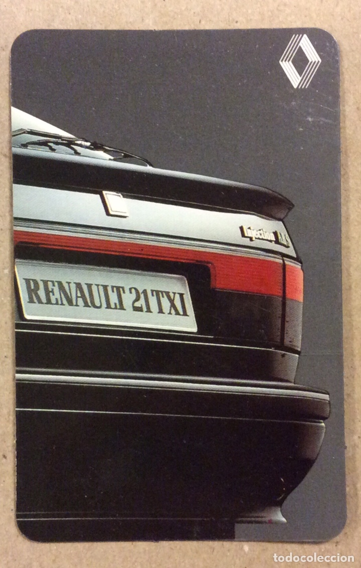 Colecionismo Calend&aacute;rios: RENAULT 21. CALENDARIO PUBLICITARIO DE 1991