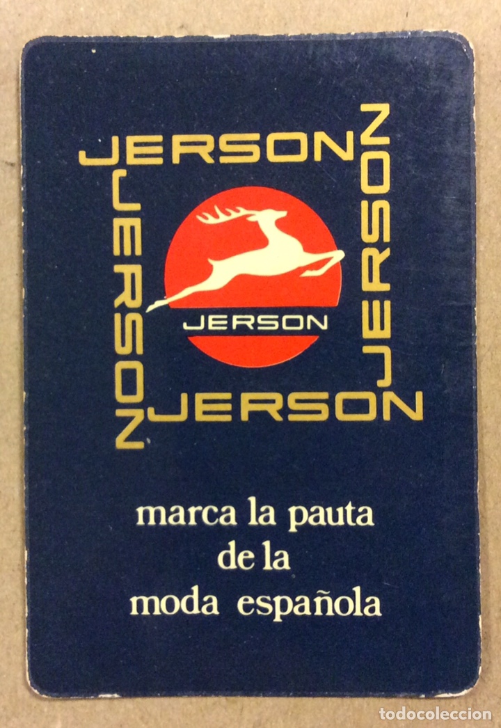 Coleccionismo calendarios: JERSON MODA ESPA&Ntilde;OLA. CALENDARIO PUBLICITARIO DE 1970