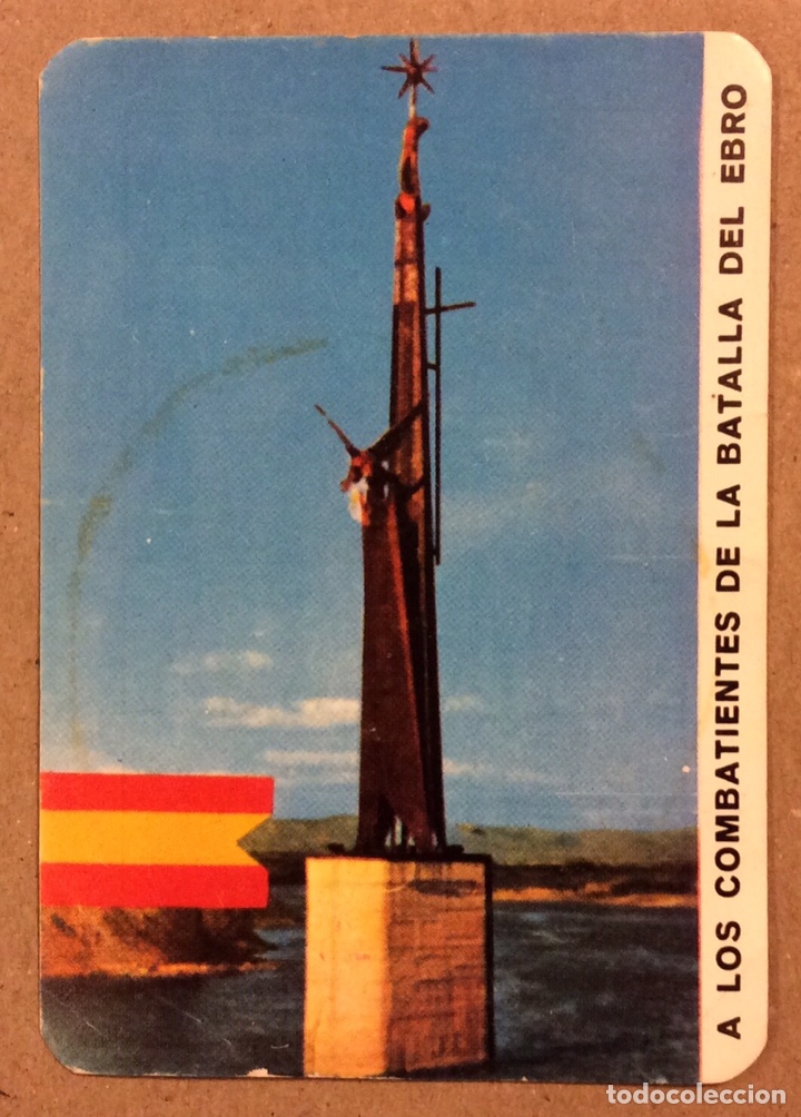 Coleccionismo calendarios: A LOS COMBATIENTES DE LA BATALLA DEL EBRO. CALENDARIO DEL A&Ntilde;O 1979.