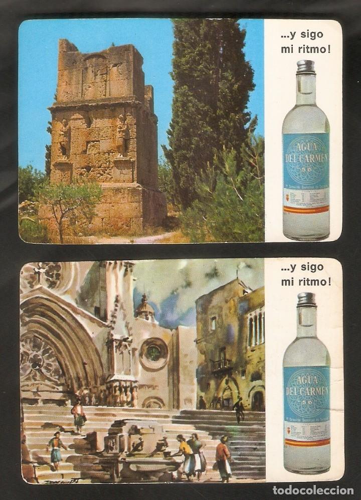 Coleccionismo Calendarios: 2 CALENDARIOS DE BOLSILLO A&Ntilde;O 1972 LABORATORIOS AGUA DEL CARMEN - TARRAGONA - VER FOTO REVERSOS