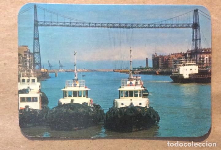 Colecionismo Calend&aacute;rios: ALMACENES SANCHO, MERCER&Iacute;A (BILBAO). CALENDARIO PUBLICITARIO DE 1977. PUENTE COLGANTE