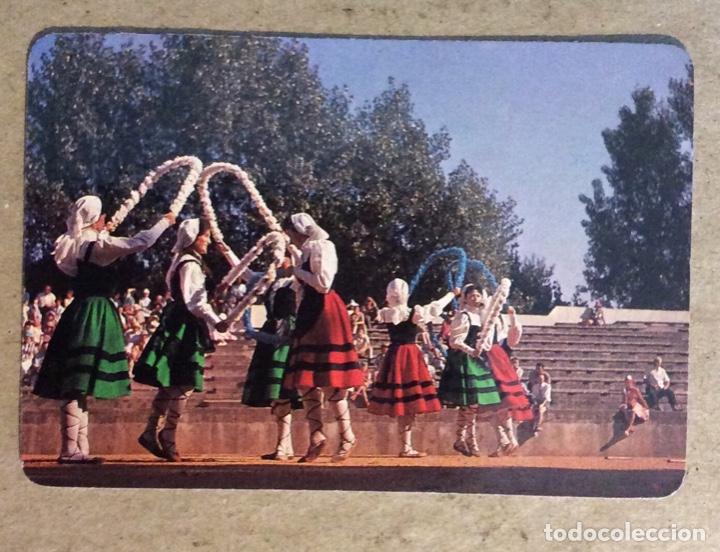 Colecionismo Calend&aacute;rios: BAR ALTXETA (USURBIL) CALENDARIO PUBLICITARIO DE 1985. DANZA TRADICIONAL VASCA.