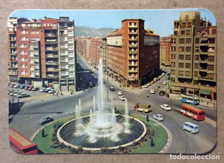 Collectables Calendars: LIBRER&Iacute;A P&Eacute;REZ MALUMBRES HIJO (BILBAO) CALENDARIO PUBLICITARIO DE 1974. PLAZA ZALBABURU.