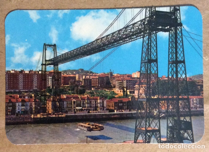 Colecionismo Calend&aacute;rios: ELECTRODOM&Eacute;STICOS ASCARTECHE (BILBAO) CALENDARIO PUBLICITARIO DE 1975. PUENTE COLGANTE PORTUGALETE