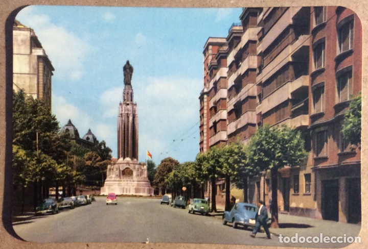 Coleccionismo Calendarios: BAR RESTAURANTE PEDRO (BILBAO) CALENDARIO RIFA NAVIDAD DE 1976. SAGRADO CORAZ&Oacute;N, GRAN V&Iacute;A
