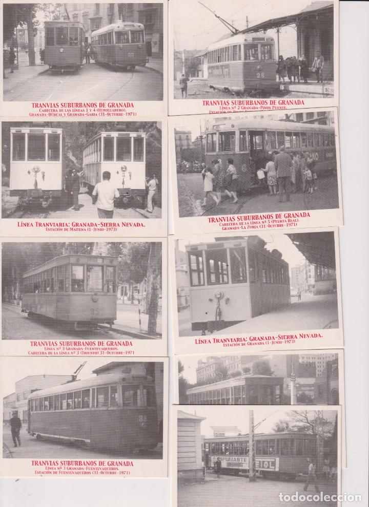 Coleccionismo Calendarios: Tranv&iacute;as Suburbanos de Granada. Serie de 9 Calendarios 2003. SIN USAR