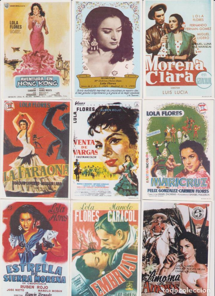 Collectables Calendars: Pel&iacute;culas de Lola Flores. Serie de 9 Calendarios , A&ntilde;o 2004. SIN USAR