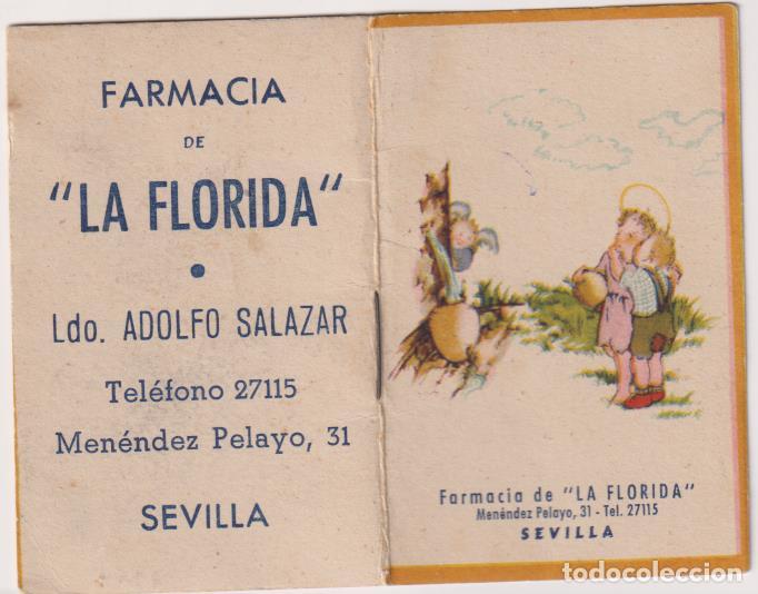 Coleccionismo Calendarios: Farmacia de la Florida, Sevilla. Calendario para 1946