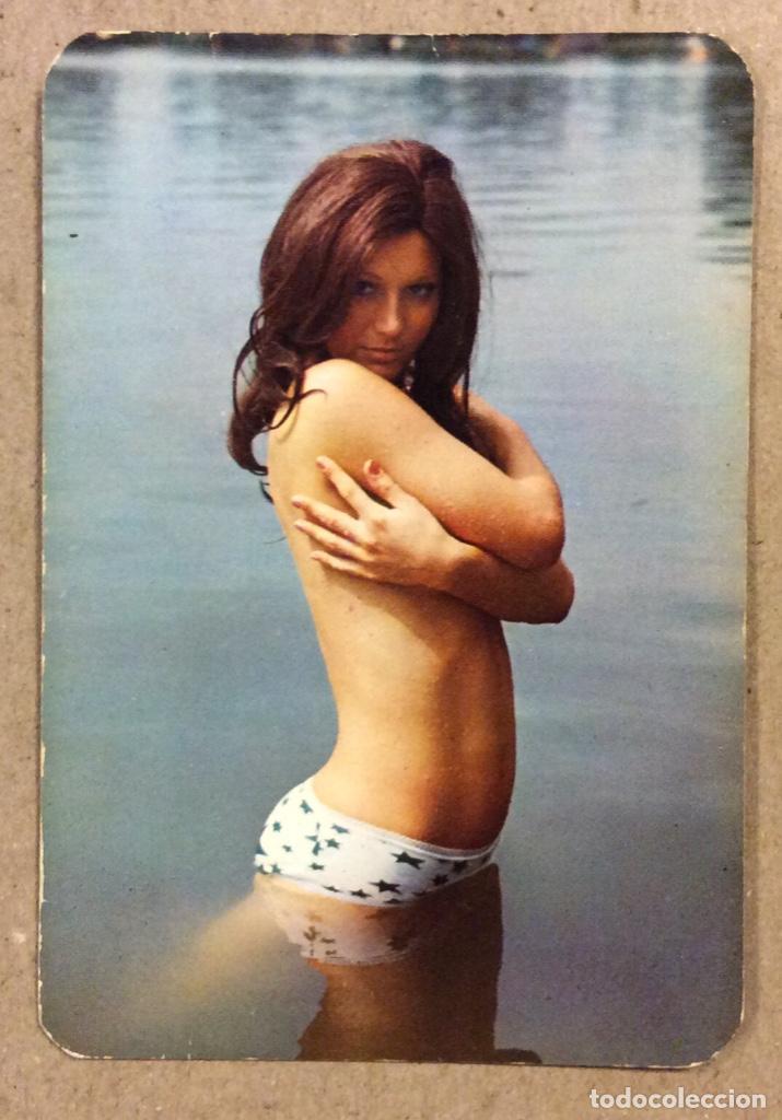 Coleccionismo calendarios: AUTO ELECTRICIDAD ALEN (BILBAO). CALENDARIO PUBLICITARIO DE 1973. CHICA BIKINI.