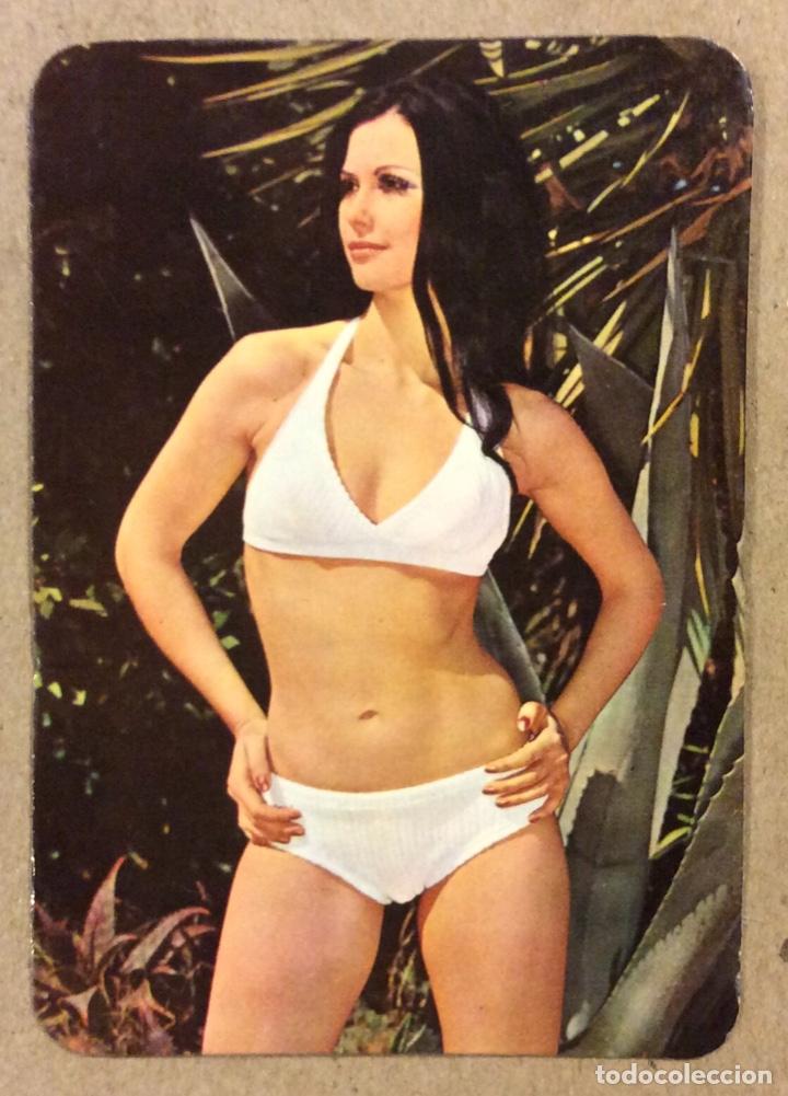 Colecionismo Calend&aacute;rios: TRANSPORTES PICSA (BARCELONA TARRAGONA). CALENDARIO PUBLICITARIO DE 1973. CHICA BIKINI