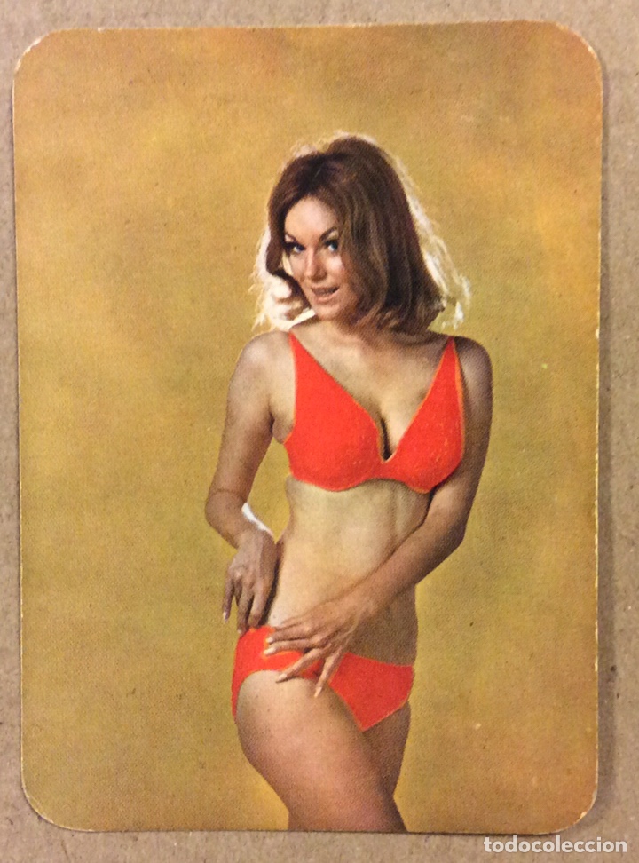 Coleccionismo calendarios: BAR BODEGA L&Aacute;ZARO (BARCELONA). CALENDARIO PUBLICITARIO DE 1973. CHICA BIKINI.