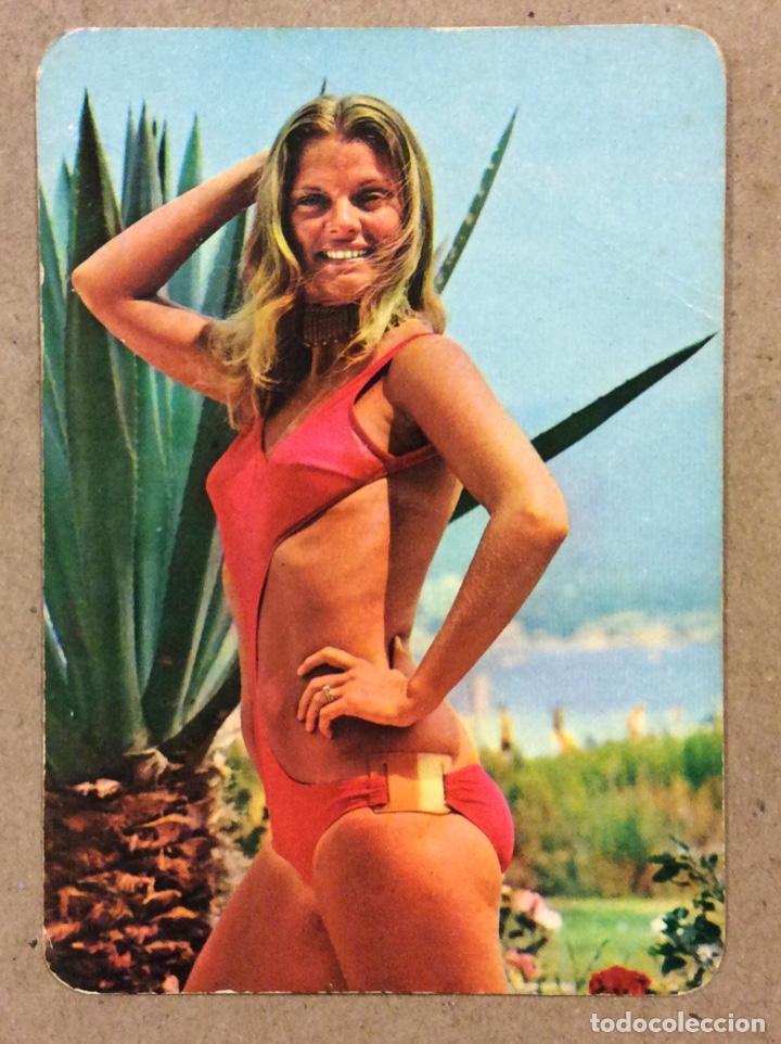 Coleccionismo calendarios: BODEGAS INDAUCHU (BILBAO). CALENDARIO PUBLICITARIO DE 1973. CHICA BIKINI