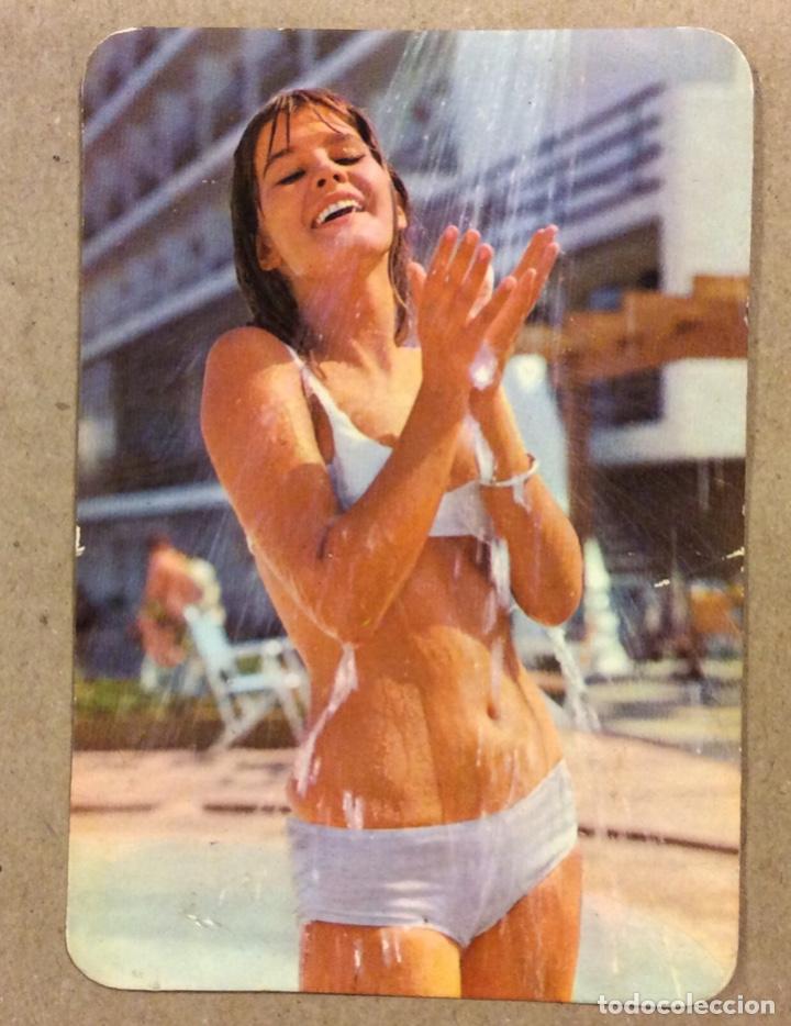 Coleccionismo calendarios: VINO FINO &ldquo;MEDIO TAP&Oacute;N&rdquo; (ALICANTE). CALENDARIO PUBLICITARIO DE 1972. CHICA BIKINI
