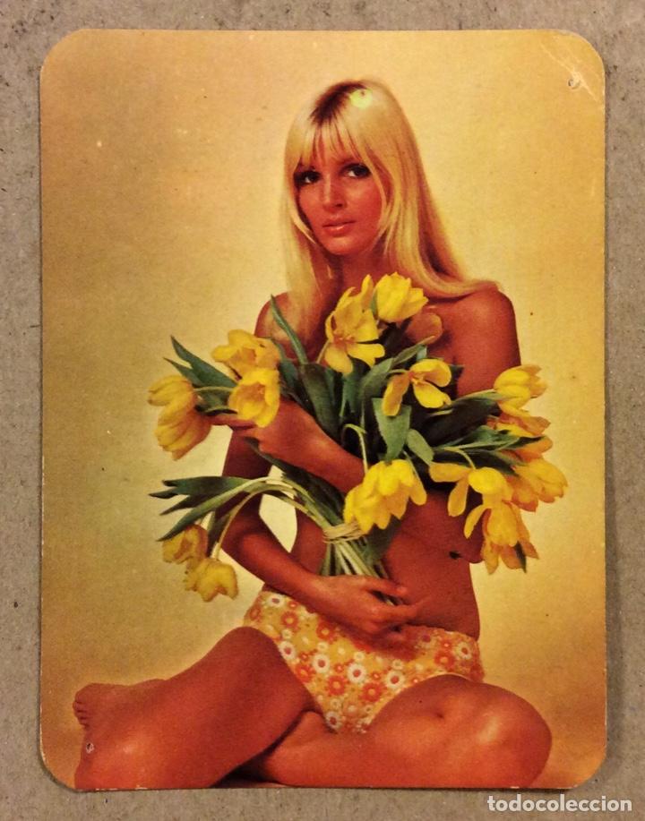 Colecionismo Calend&aacute;rios: TALLERES SANTI (SANG&Uuml;ESA NAVARRA). CALENDARIO PUBLICITARIO DE 1971. CHICA BIKINI
