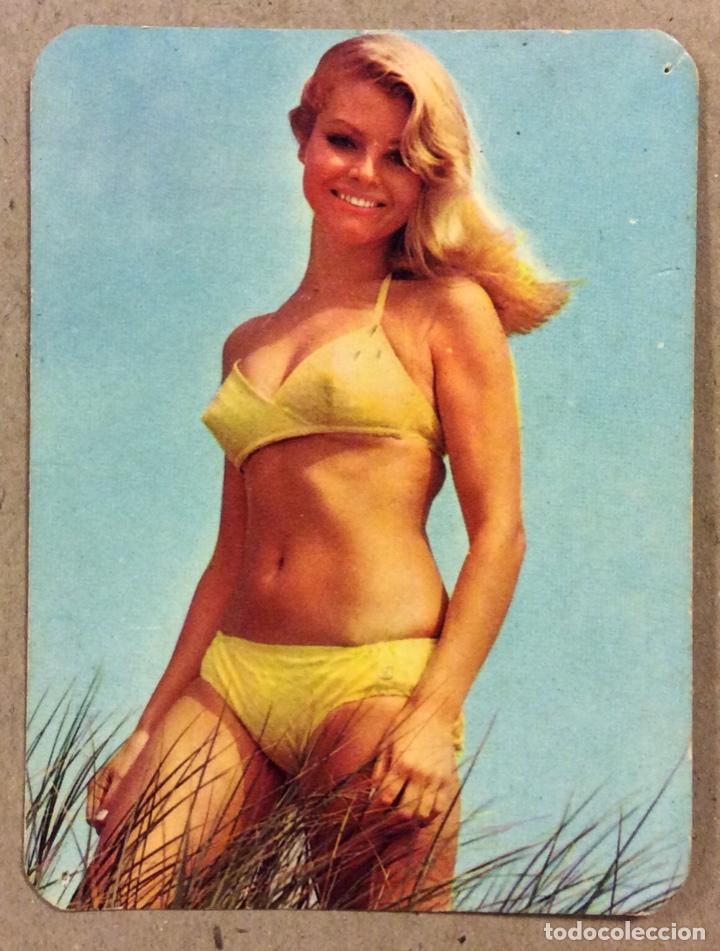 Coleccionismo calendarios: TALLERES SANTI (SANG&Uuml;ESA NAVARRA). CALENDARIO PUBLICITARIO DE 1971. CHICA BIKINI