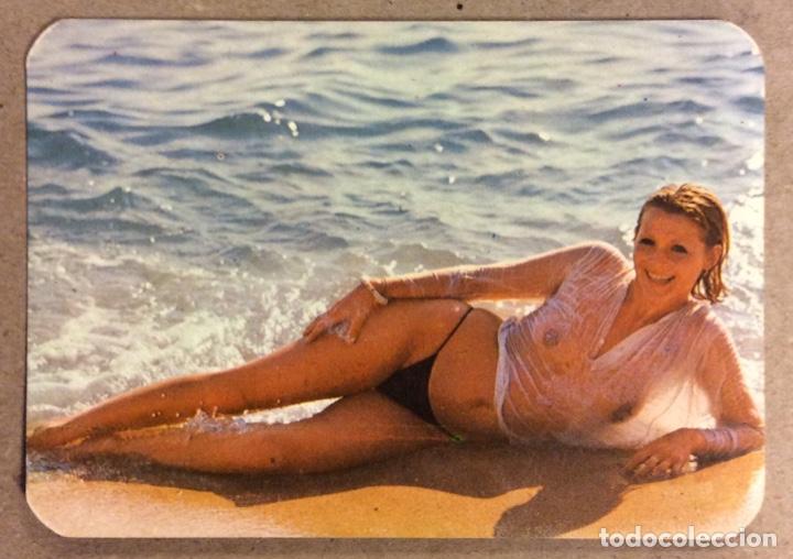 Collectables Calendars: BAR EL RINC&Oacute;N (CASTRO URDIALES). CALENDARIO PUBLICITARIO DE 1977. CHICA BIKINI