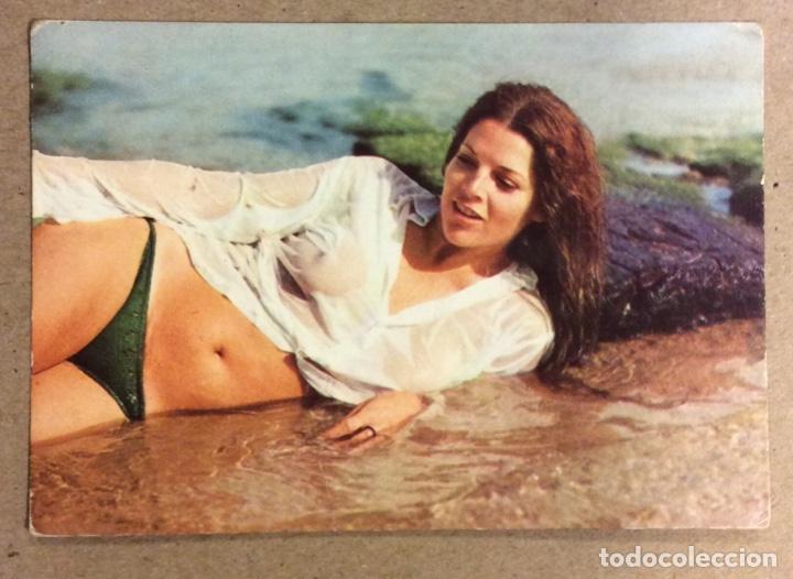 Coleccionismo calendarios: BAR MONTE FUERTE (LA PE&Ntilde;A - BILBAO). CALENDARIO PUBLICITARIO DE 1977. CHICA BIKINI.