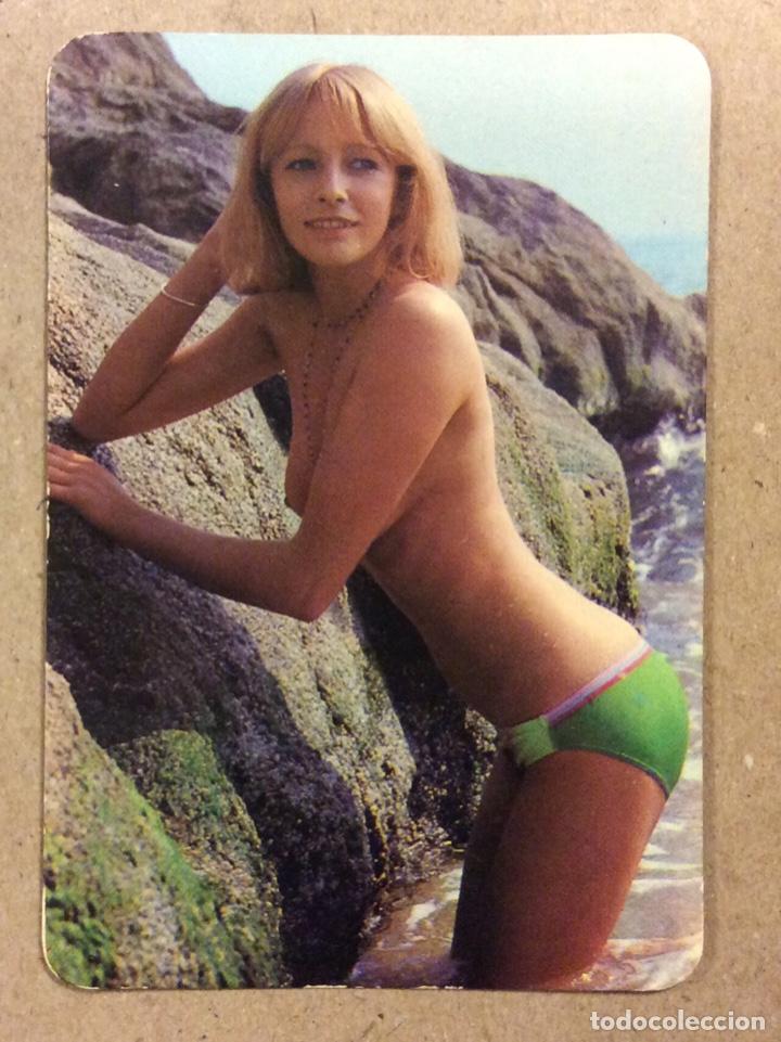 Collectables Calendars: MARISQUER&Iacute;A LA R&Iacute;A (VALLADOLID). CALENDARIO PUBLICITARIO DE 1977. CHICA BIKINI