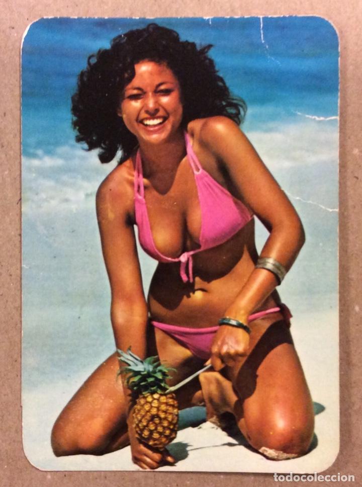 Coleccionismo calendarios: BAR BRISAS DEL PLATA (BILBAO). CALENDARIO PUBLICITARIO DE 1977. CHICA BIKINI