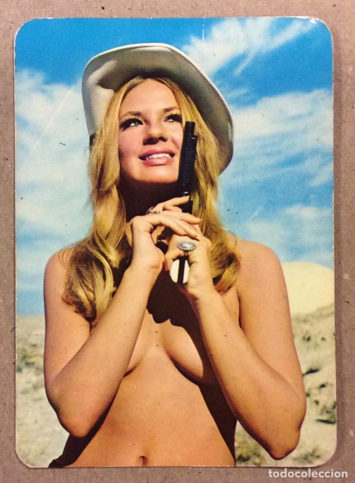 Coleccionismo calendarios: PELUQUER&Iacute;A EL RIOJANO (BILBAO). CALENDARIO PUBLICITARIO DE 1976. CHICA BIKINI