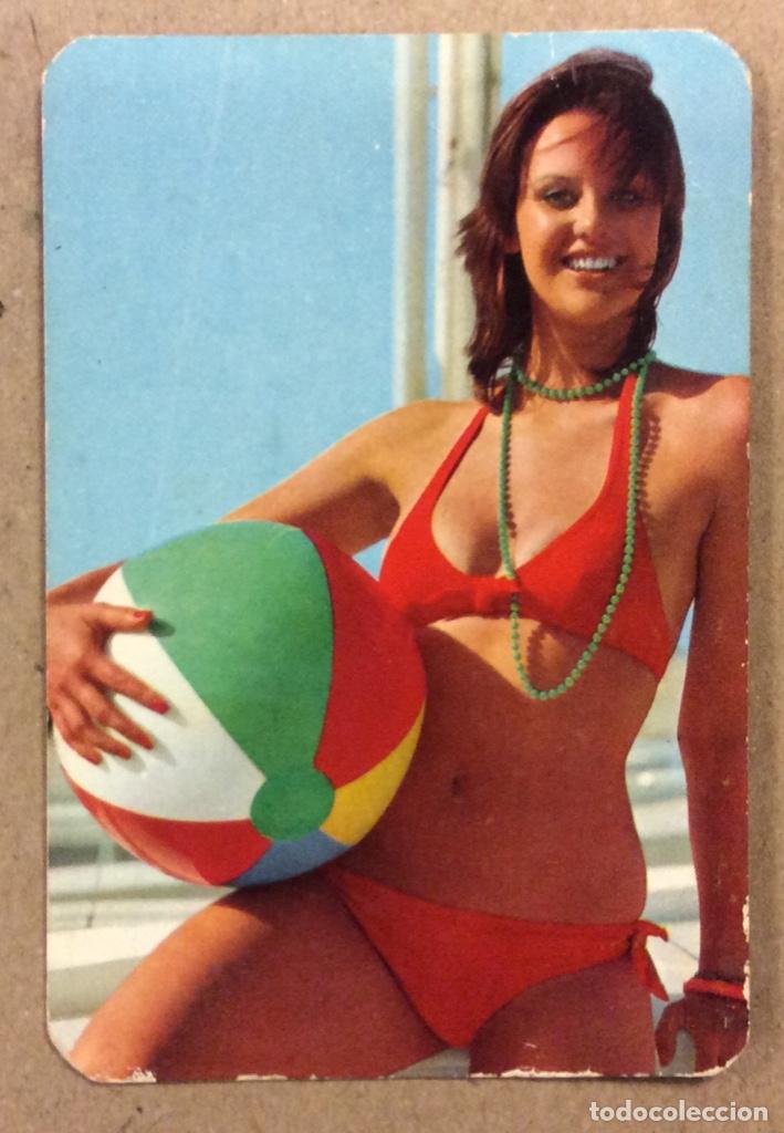 Sammeln von Kalendern: BAR EL ANCLA (LAS ARENAS). CALENDARIO PUBLICITARIO DE 1976. CHICA BIKINI