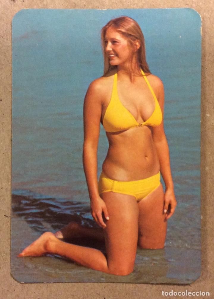 Sammeln von Kalendern: BAR RESTAURANTE RIBEIRO (SAN IGNACIO - BILBAO). CALENDARIO PUBLICITARIO DE 1976. CHICA BIKINI.