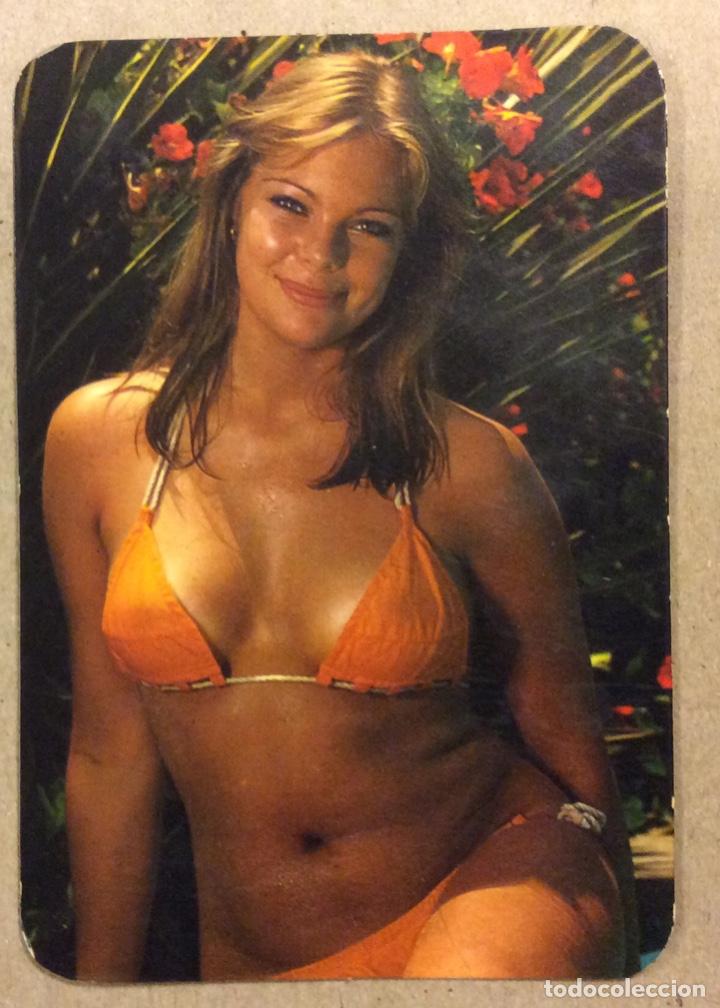 Sammeln von Kalendern: RECAMBIOS EL&Eacute;CTRICOS DEL AUTOM&Oacute;VIL HNOS. GASCO (BILBAO). CALENDARIO PUBLICITARIO DE 1976. CHICA BIKI