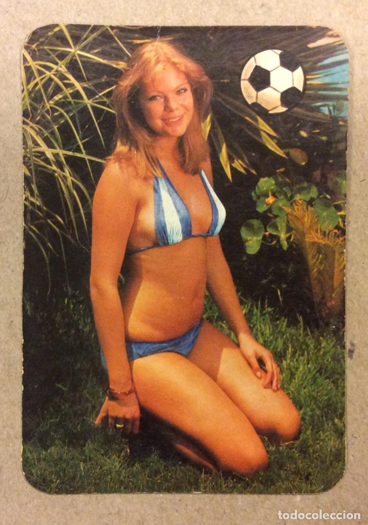 Sammeln von Kalendern: CAF&Eacute; - BAR KIOWA (VITORIA). CALENDARIO PUBLICITARIO DE 1976. CHICA BIKINI